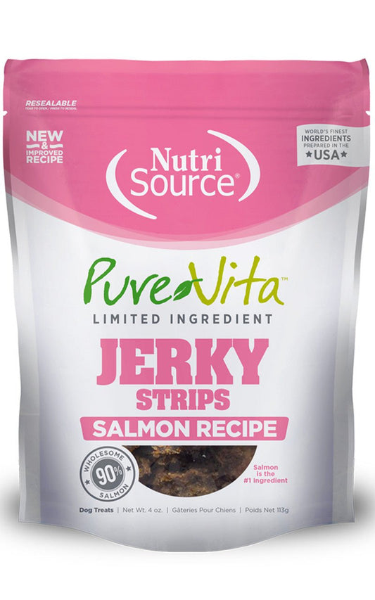 PureVita Jerky Strips Salmon - PetRepublicGtNutrisource