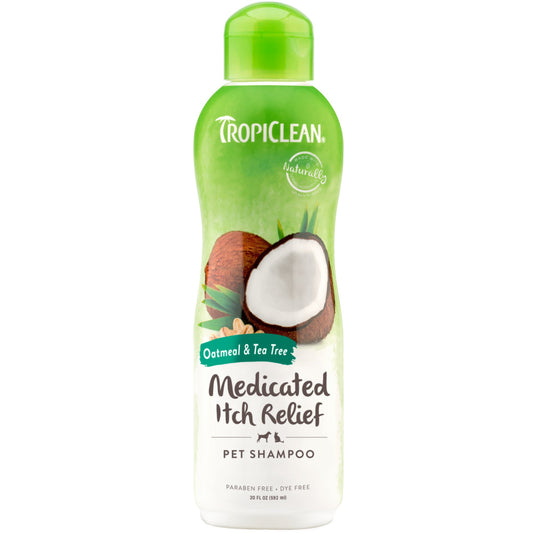 TropiClean Shampoo Medicado Itch Relief – Perros & Gatos - Pet Republic GTTropiClean