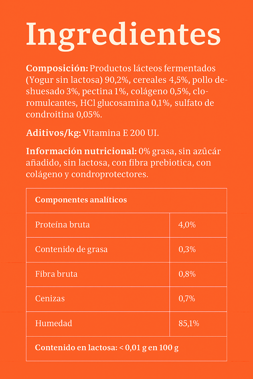 Yogurt para Perros YowUp! Articular – Pollo, Colágeno y Condroitina (115g) - PetRepublicGtYowUp!